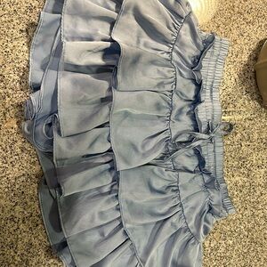 Super cute matte blue day+moon skirt